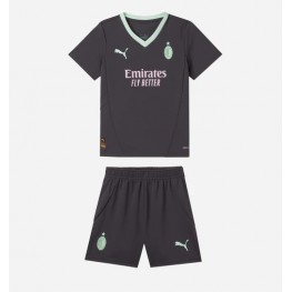 AC Milan Derde tenue Kids 2024-25 Korte Mouw (+ Korte broeken)